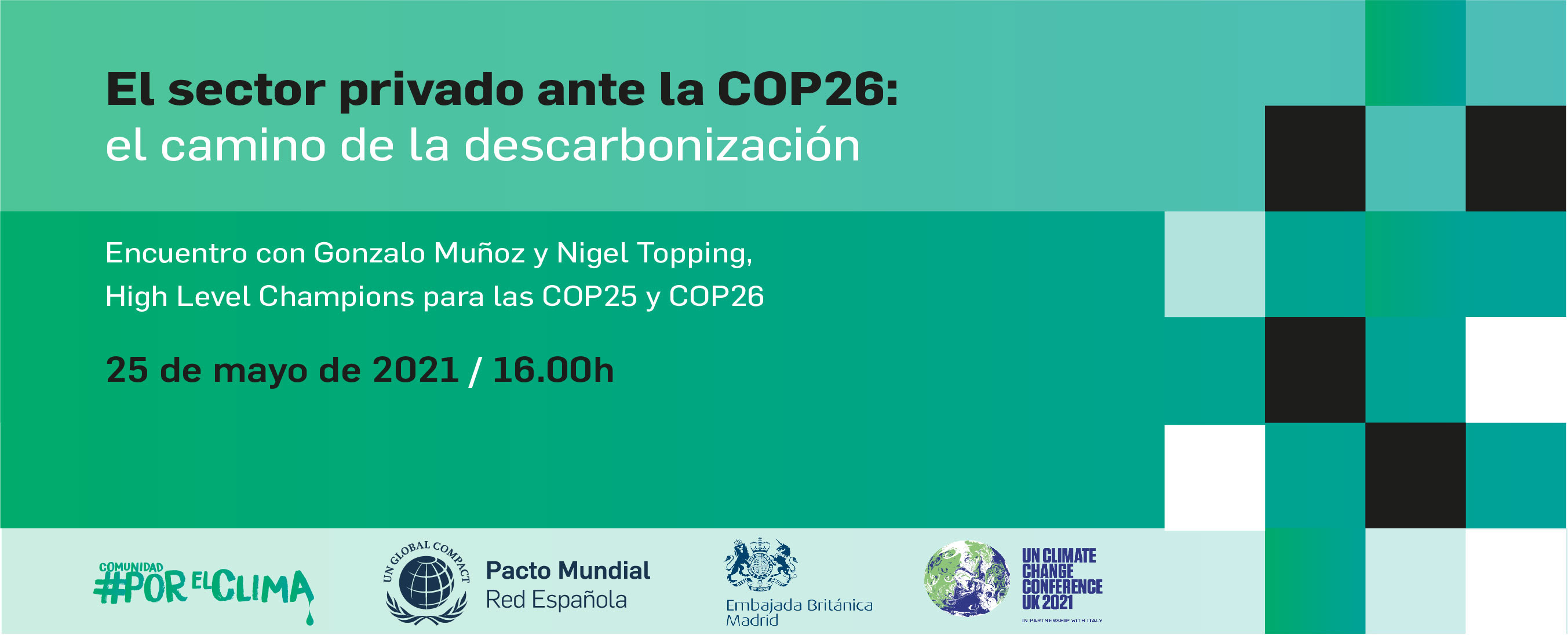 El sector privado ante la COP26, el camino de la descarbonización
