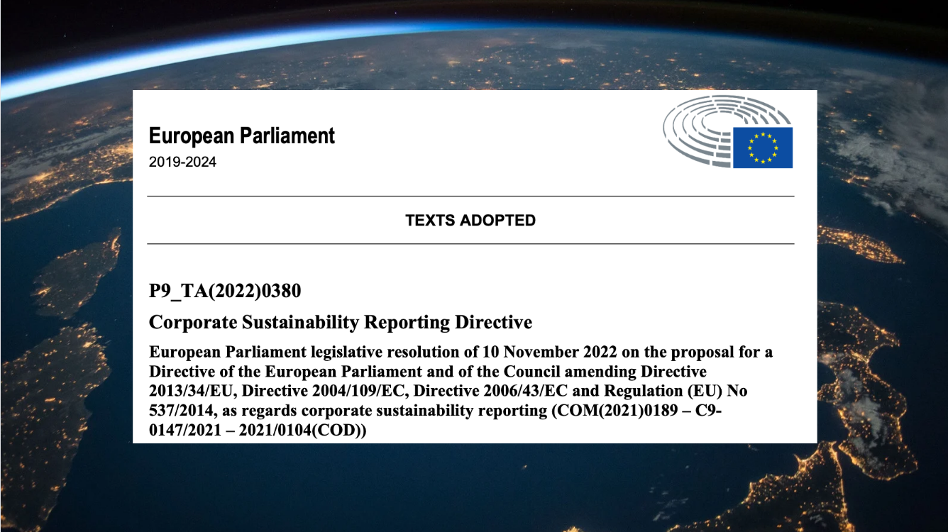 Ya están aquí: la nueva Directiva (CSRD) y los primeros estándares de sostenibilidad del EFRAG