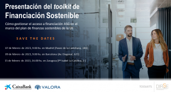 Financiación Sostenible: llega el primer toolkit DIRSE con CaixaBank y Valora