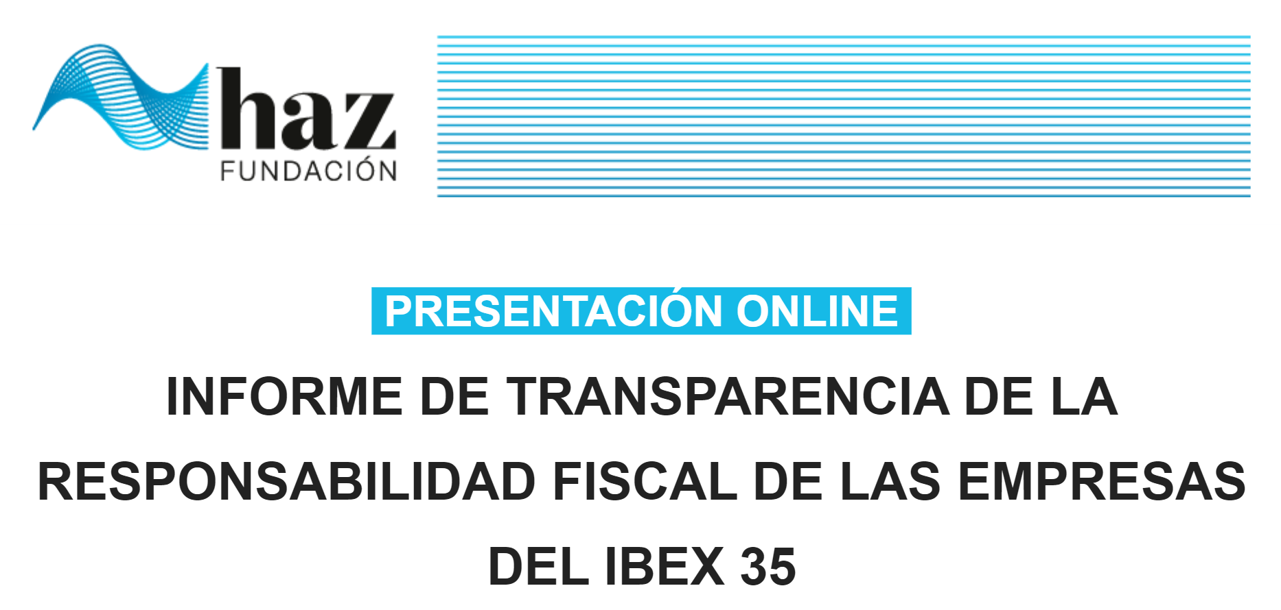 Informe de responsabilidad fiscal del IBEX 35