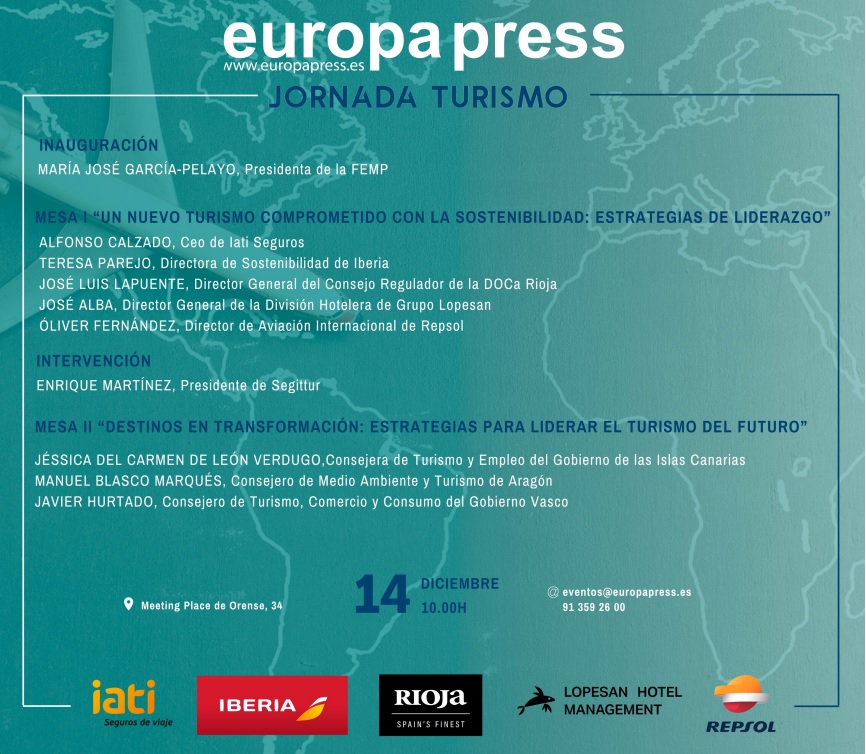 Europa Press: RETOS Y OPORTUNIDADES DEL TURISMO