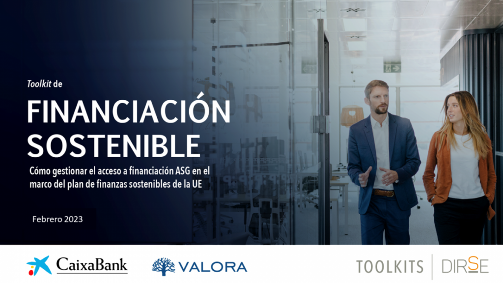1º TOOLKIT: FINANCIACIÓN SOSTENIBLE